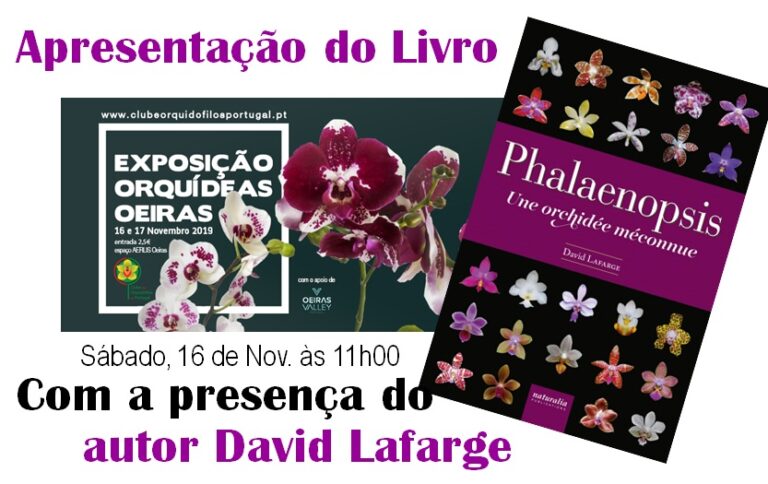 Apresentação do Livro PHALAENOPSIS, Une Orchidée Méconnue